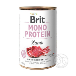 Brit Mono Protein Adult Lamb - puszka 400g