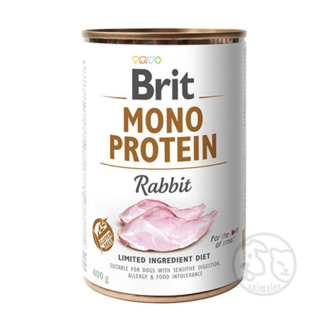 Brit Mono Protein Adult Rabbit - puszka 400g