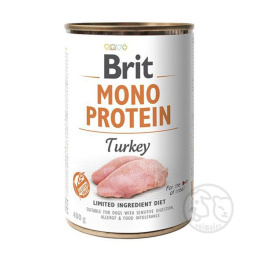Brit Mono Protein Adult Turkey - puszka 400g