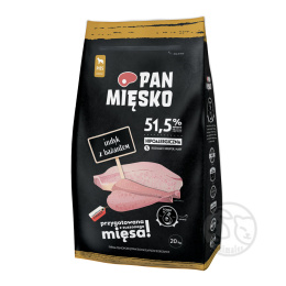 Pan Mięsko INDYK Z BAŻANTEM S 20kg