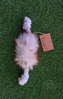 PERRO Naturalny szarpak dla psa z owcą - kość 30cm