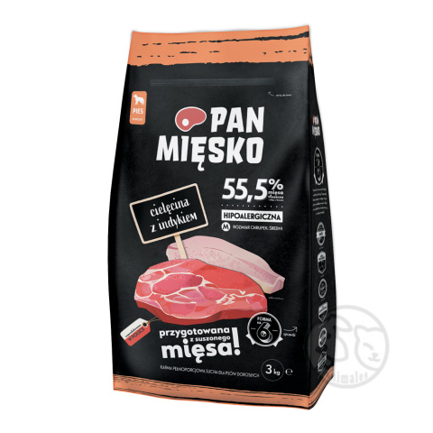 Pan Mięsko CIELĘCINA Z INDYKIEM M 3kg