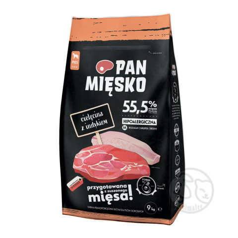 Pan Mięsko CIELĘCINA Z INDYKIEM M 9kg