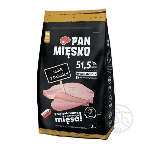 Pan Mięsko INDYK Z BAŻANTEM S 3kg