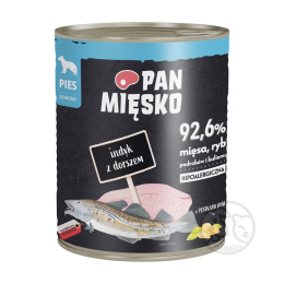 Pan Mięsko INDYK Z DORSZEM - puszka 800g