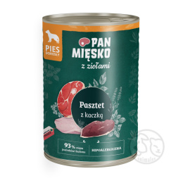 Pan Mięsko Pasztet z kaczką - puszka 400g