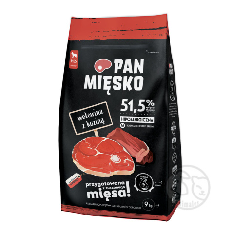 Pan Mięsko WOŁOWINA Z KOZINĄ M 20kg