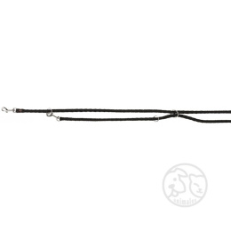 TRIXIE Smycz regulowana Cavo czarna 2.00 m/1,2cm