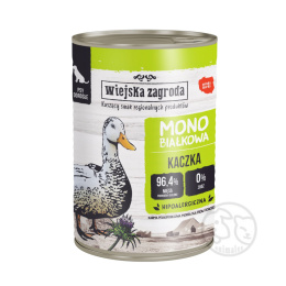 Wiejska Zagroda monobiałkowa Kaczka 400g - puszka