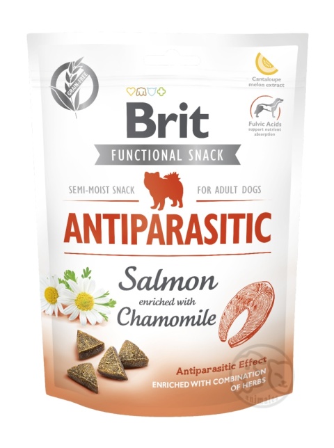 BRIT Functional Snack ANTIPARASITIC Łosoś z rumiankiem 150g
