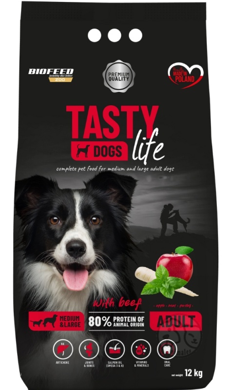 Biofeed Karma Tasty Dogs Life z wołowiną 12kg