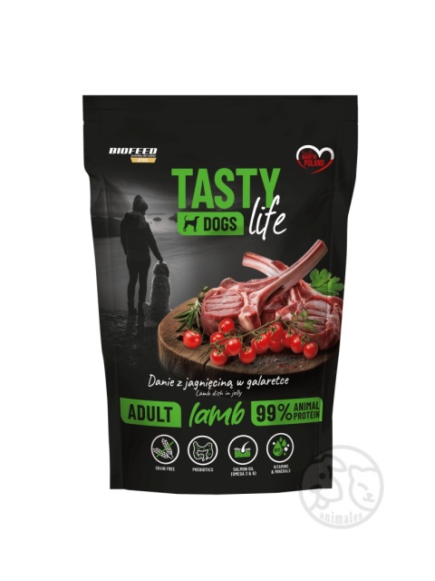 Biofeed karma mokra Jagnięcina 500g - saszetka