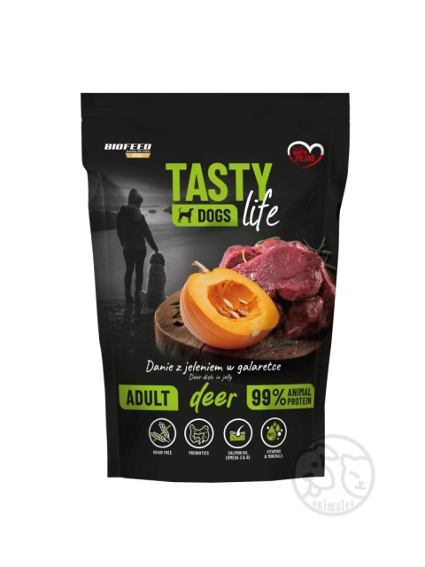 Biofeed karma mokra Jeleń 500g - saszetka