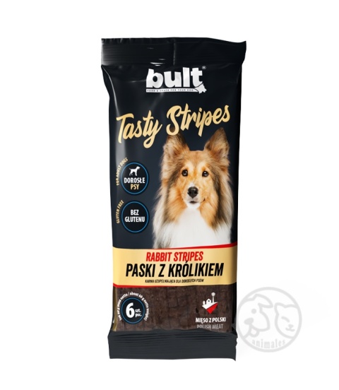 Bult Przysmak Tasty stripes - paski z królikiem 6szt