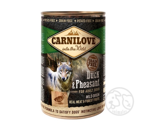 Carnilove karma mokra Kaczka z bażantem 400g - puszka