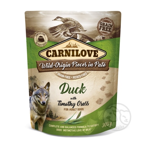 Carnilove karma mokra Kaczka i tymotka łąkowa 300g - saszetka