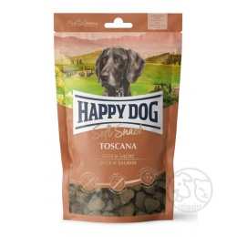 Happy Dog Soft Snack Toscana kaczka i łosoś 100g