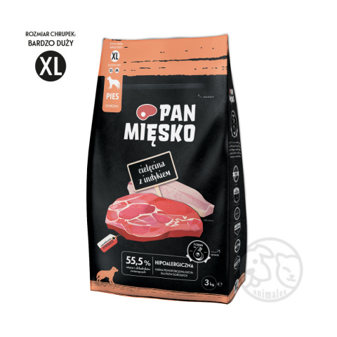 Pan Mięsko CIELĘCINA Z INDYKIEM XL 3kg