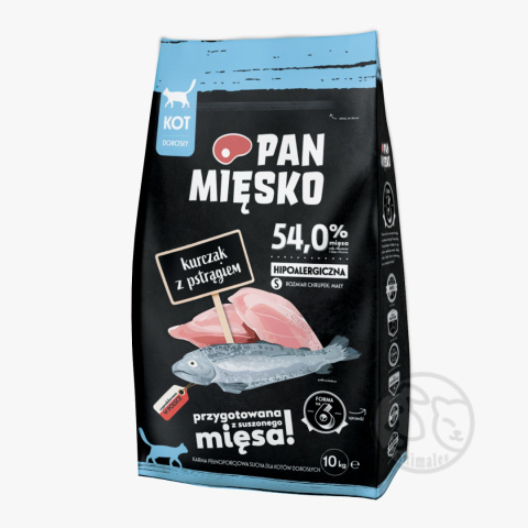 Pan Mięsko Kurczak z pstrągiem 10kg