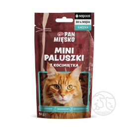 Pan Mięsko Przysmak Mini paluszki Kaczka z kocimiętką 50g