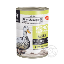 Wiejska Zagroda monobiałkowa Kaczka - puszka 400g dla Kota